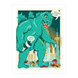 Godzilla vs Alexa (Print Only) thumbnail