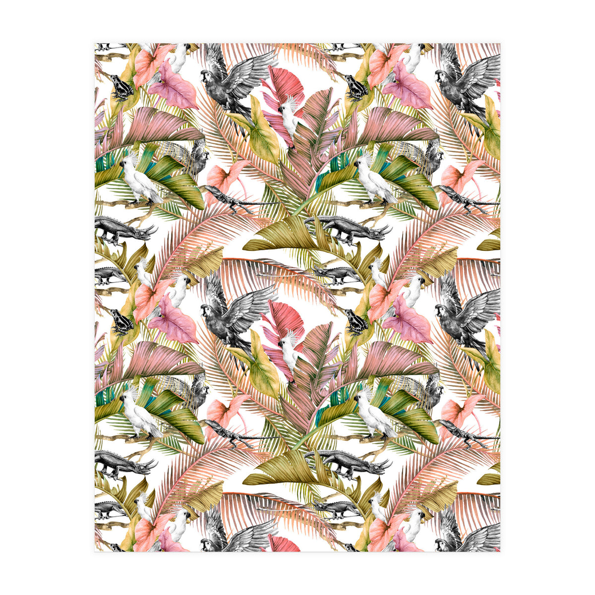 Paradise in the pink jungle (Print Only)