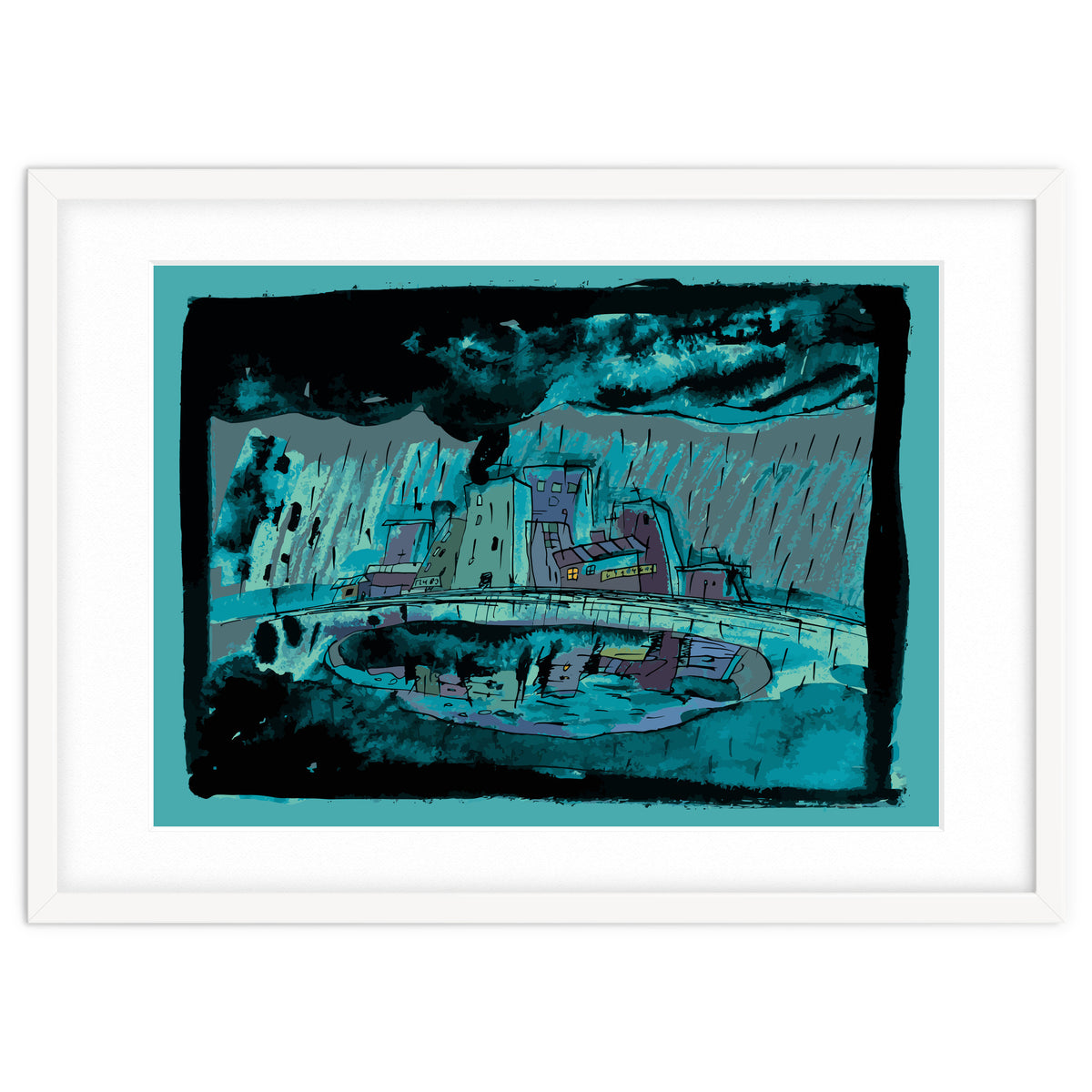 Autumn Rain in the Old City