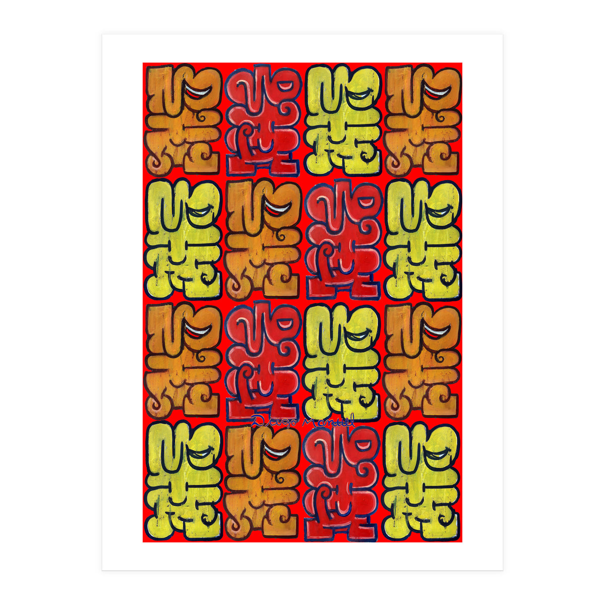 Garffiti 23 29 33 Tapiz (Print Only)