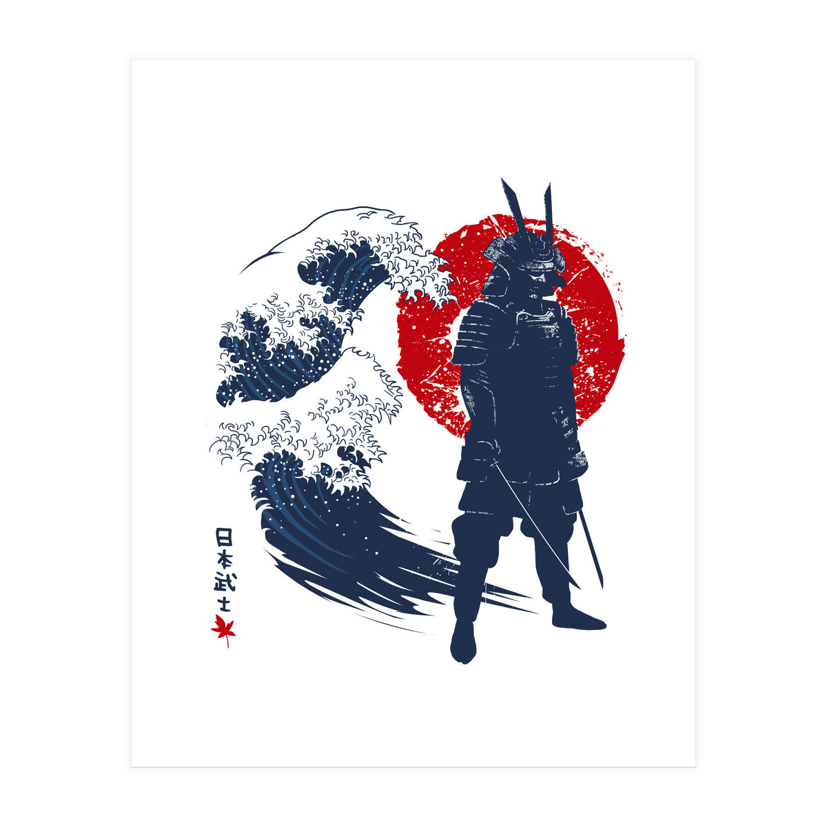 The Wave samurai (Print Only)