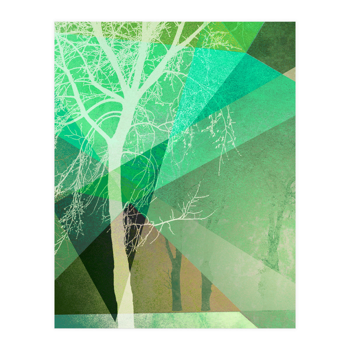 P22 B Trees And Triangles (Print Only)