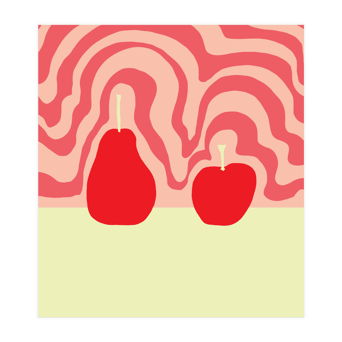 pear and apple (Print Only)
