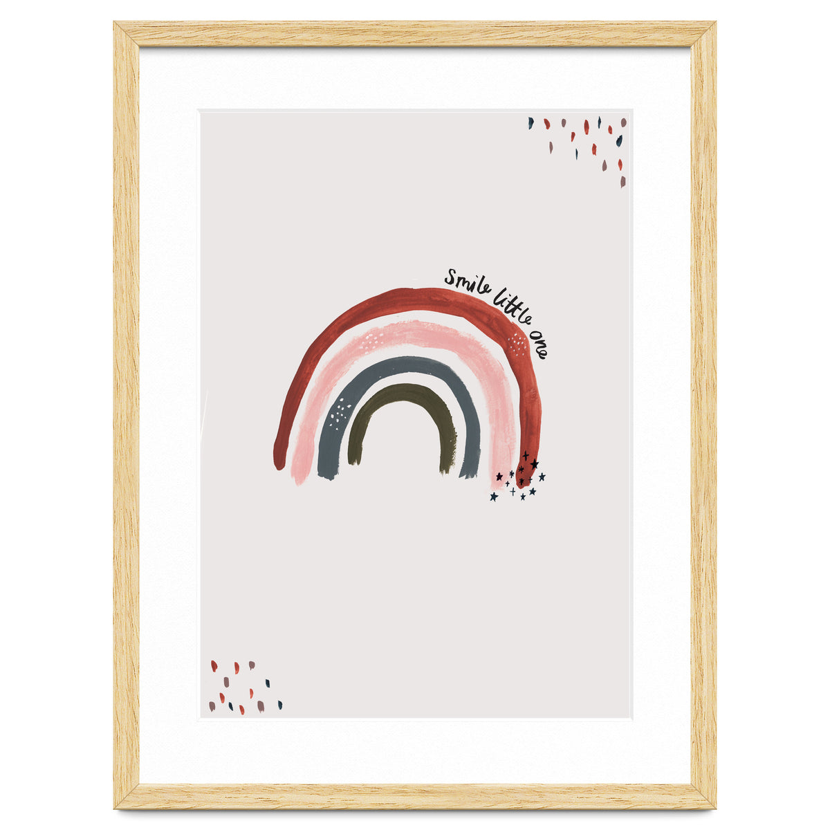 Smile Little One Rainbow Portrait