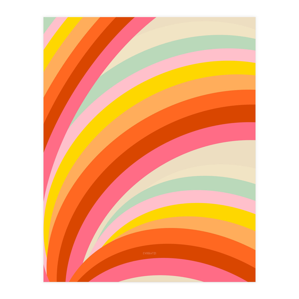 Happy Color Sunlights  (Print Only)