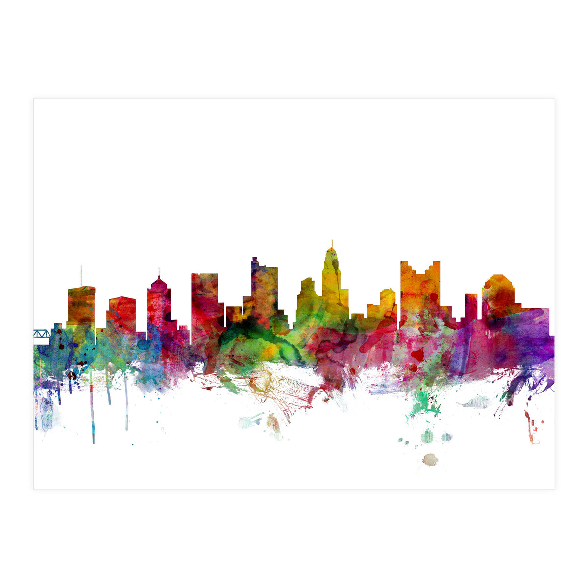 Columbus Ohio Skyline (Print Only)