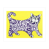 Funny Cat Yellow (Print Only) thumbnail