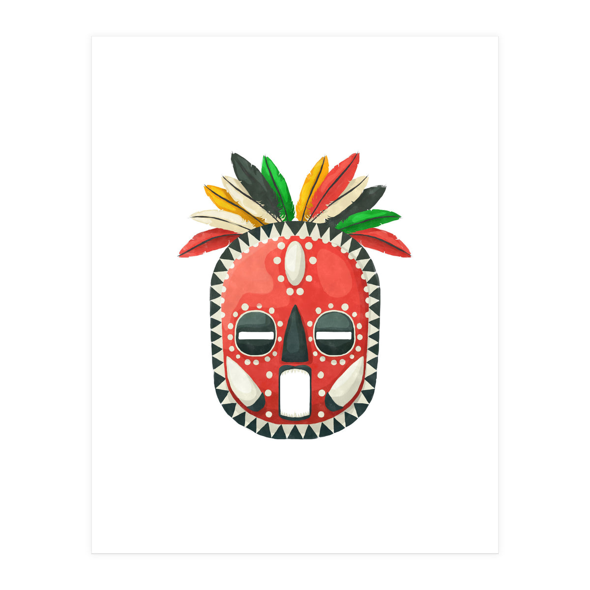 Tribal Mask 2 (Print Only)