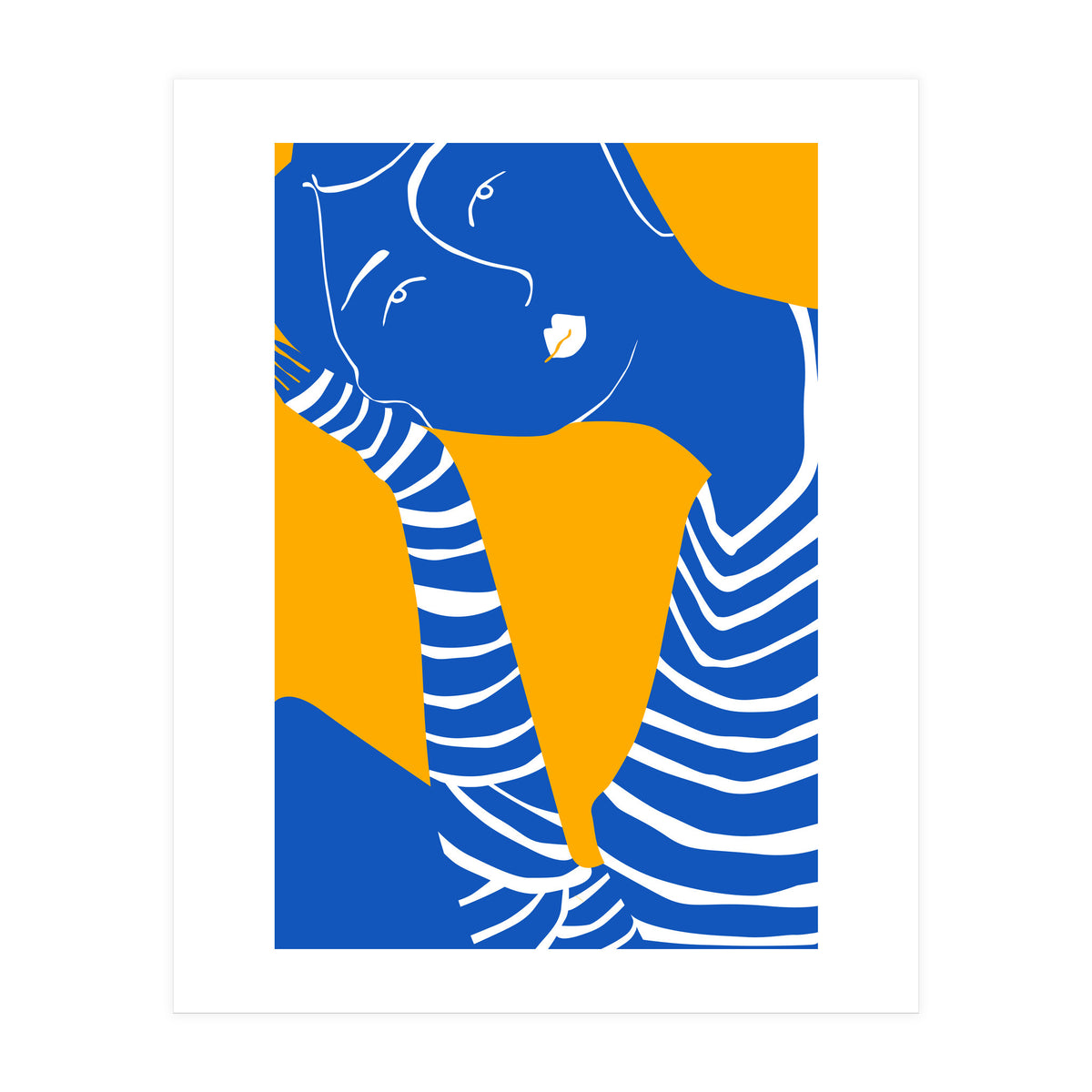 I'm Thinking Blue (Print Only)