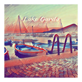 Boats On Lake Garda (Print Only) thumbnail