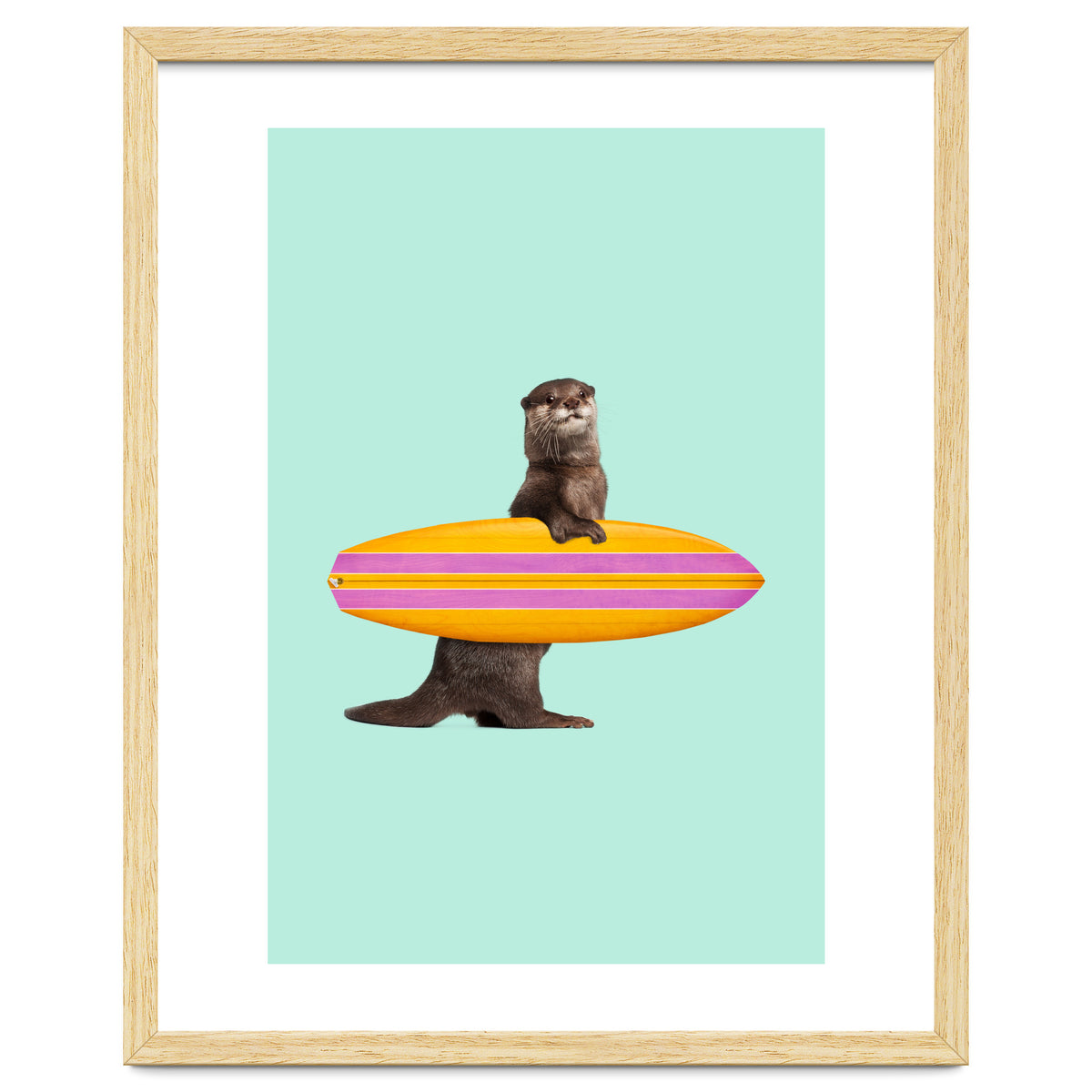 Surfing Otter