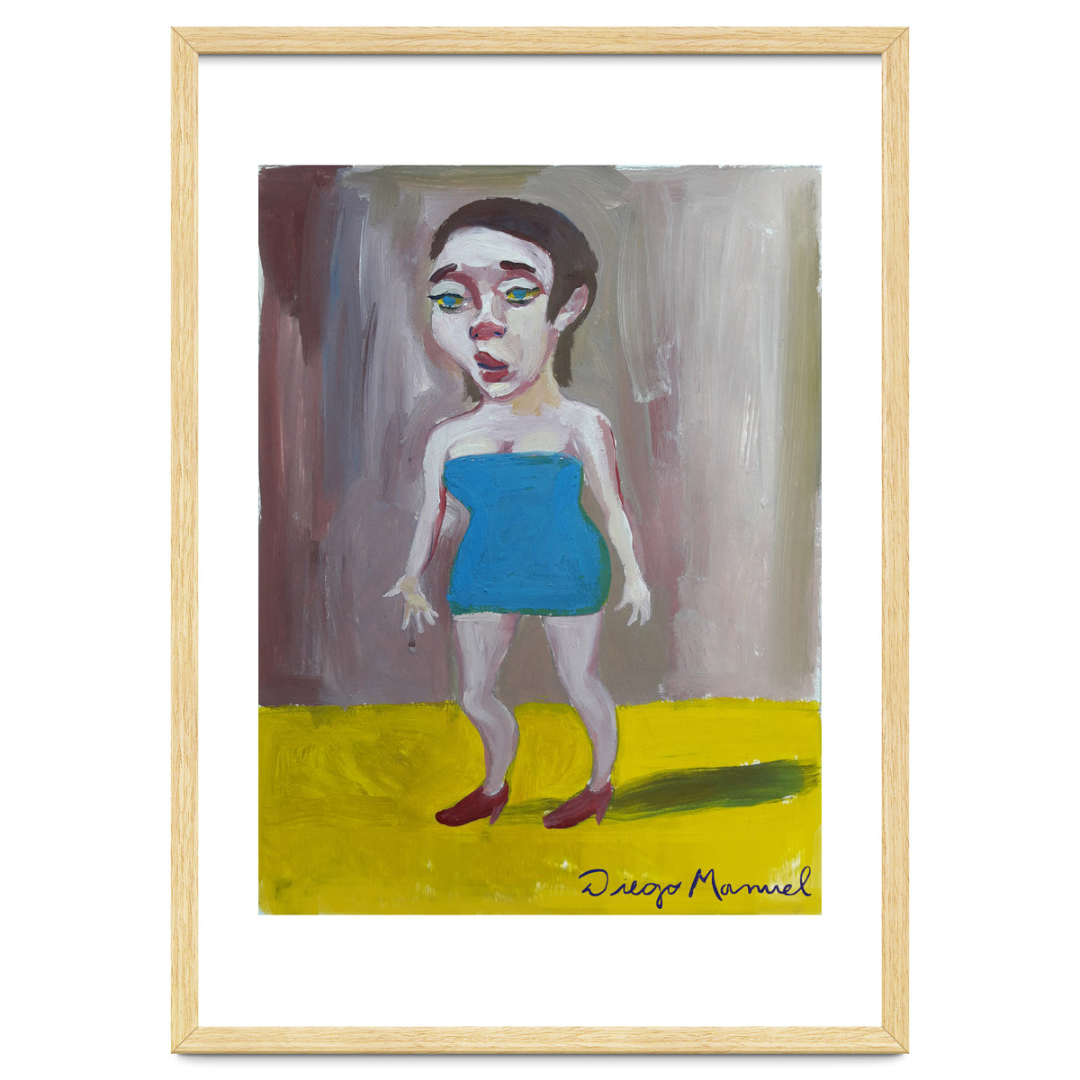 Light Blue Dress Girl