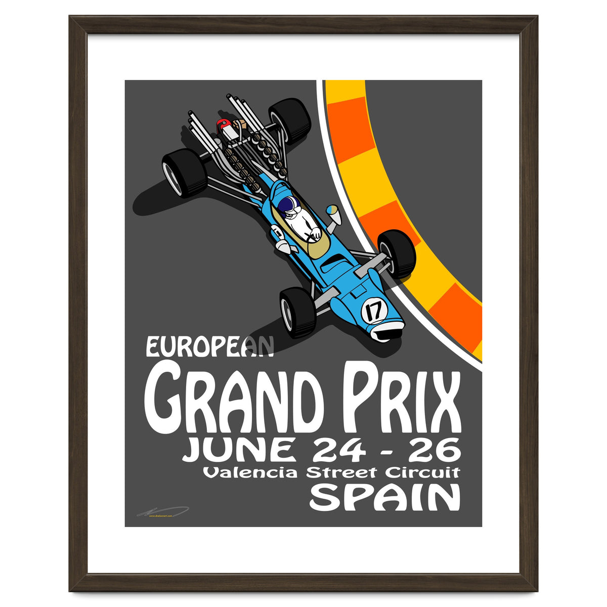 European Grand Prix poster