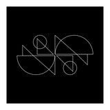 Tandem Cyclists | modern geometric (Print Only) thumbnail