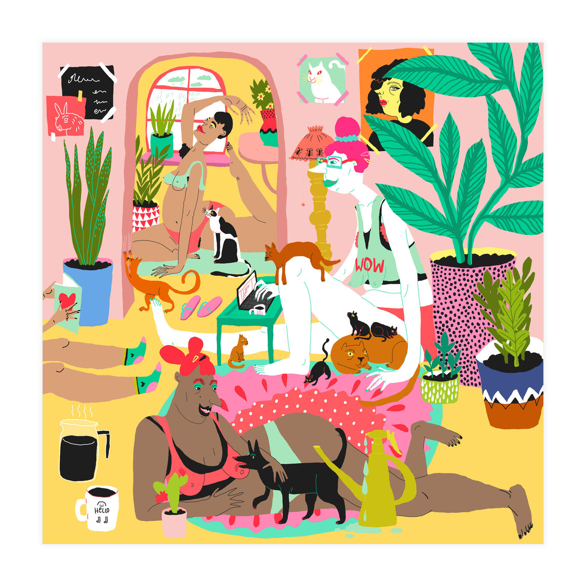 Staying At Home Together (Print Only)