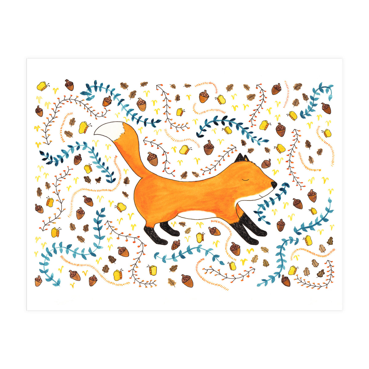 Woodland Fox (Print Only)