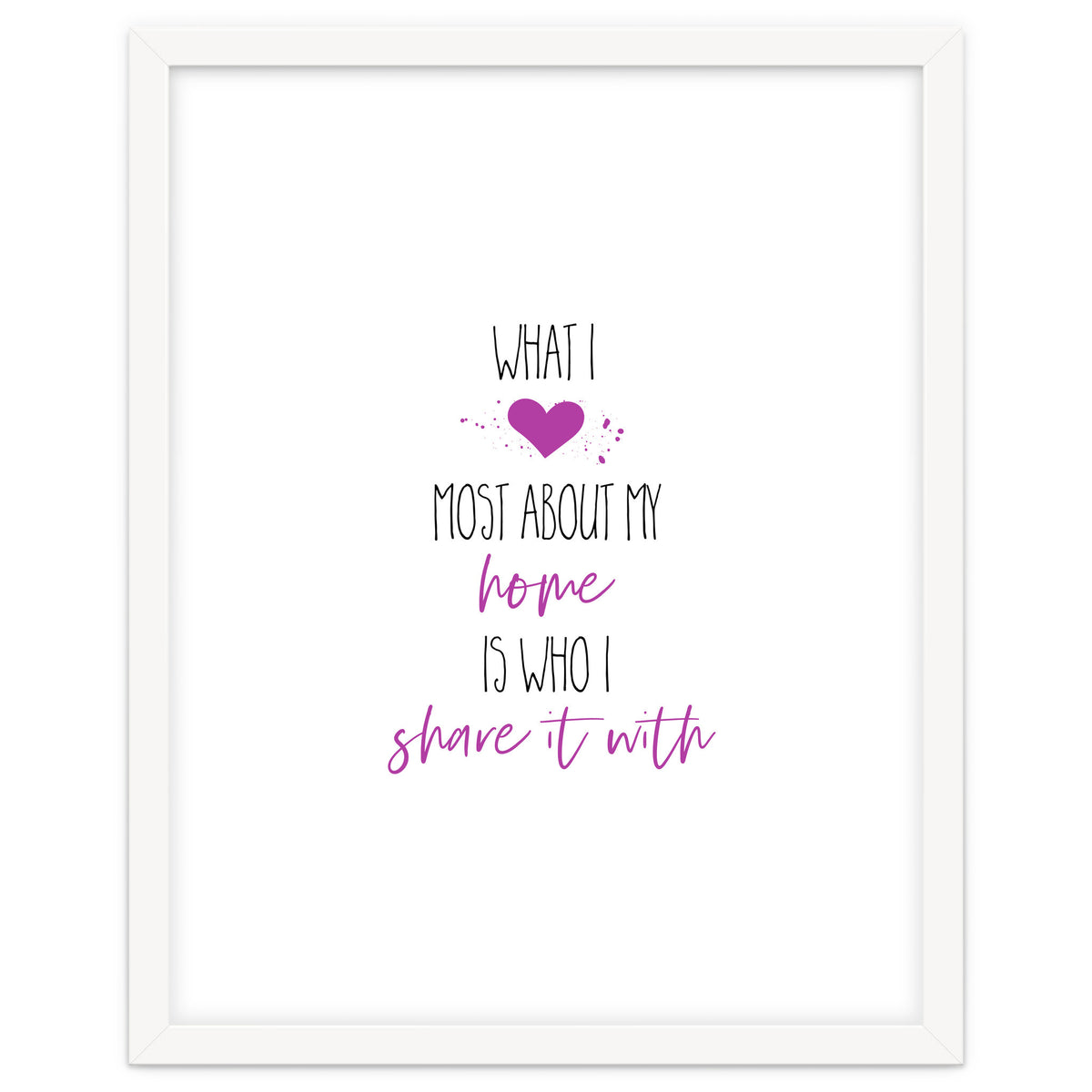 What I love most about my home