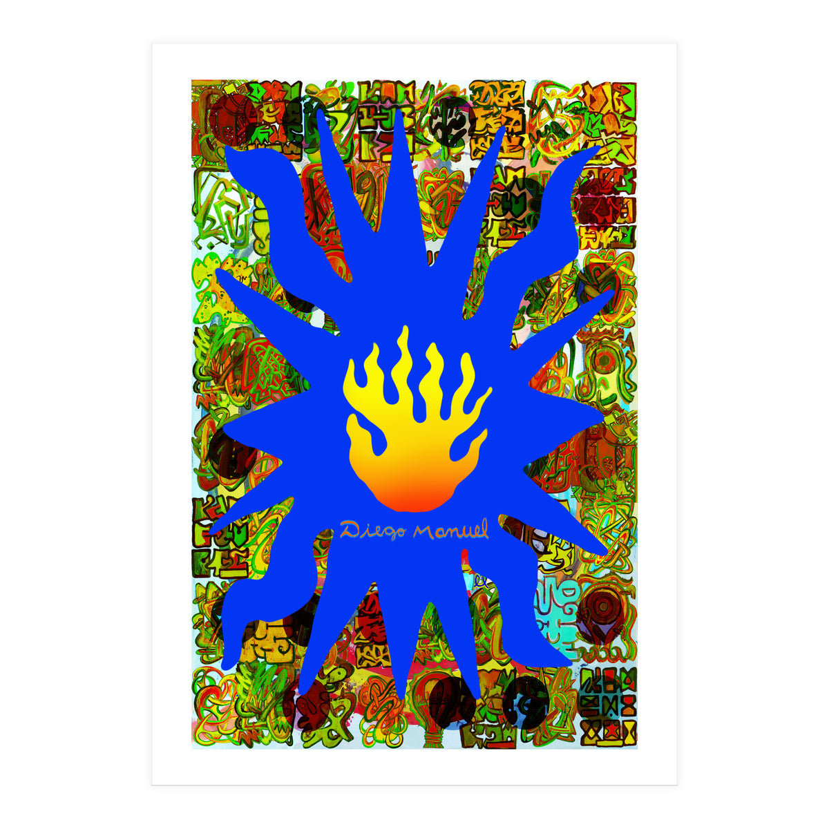 Fuego Y Graffiti 54 (Print Only)