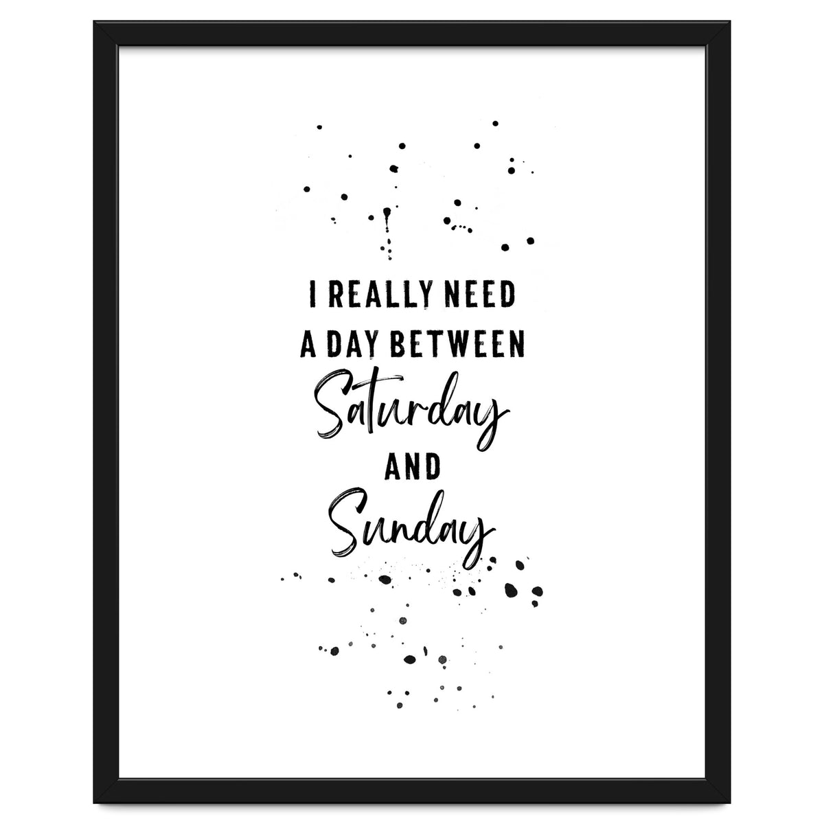 Day between Saturday and Sunday