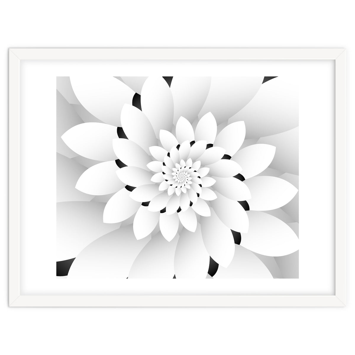 Monochrome Floral Design