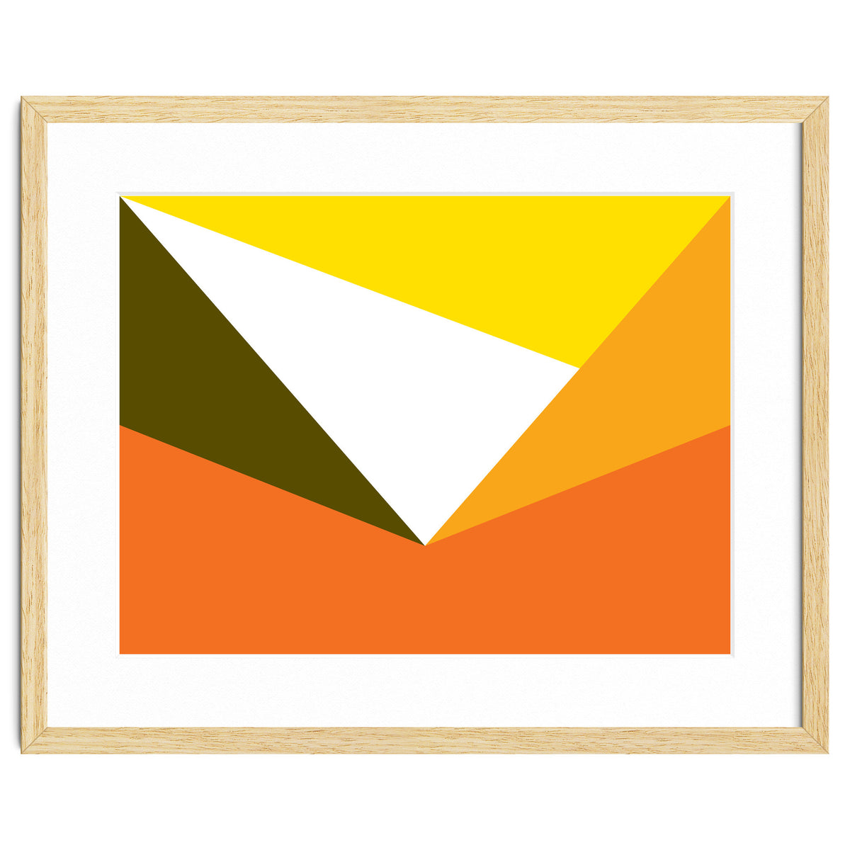 Geometric Shapes No. 58 - yellow & orange