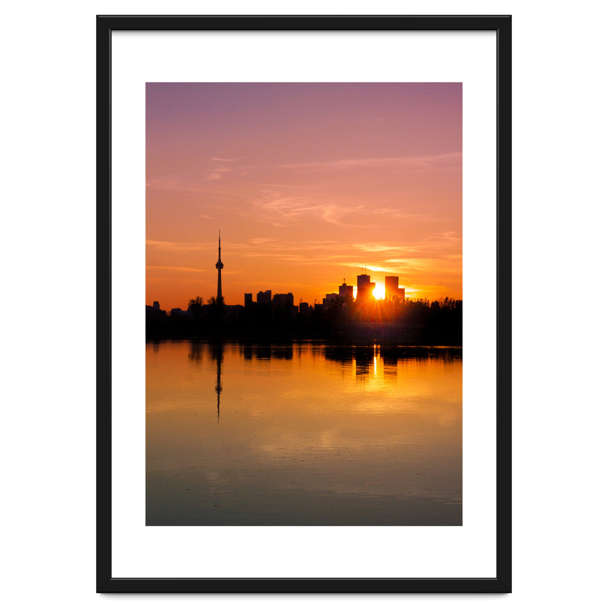 Leslie Street Spit Toronto Canada Sunset