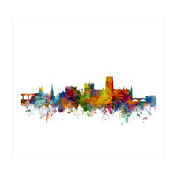 Durham England Skyline Cityscape (Print Only)