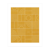 My Favorite Geometric Patterns No.22 - Mustard Yellow (Print Only)