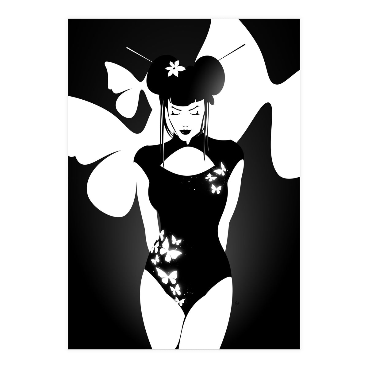 Wrapped In Butterflies (Print Only)