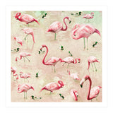 Flamingos Vintage Pink (Print Only) thumbnail