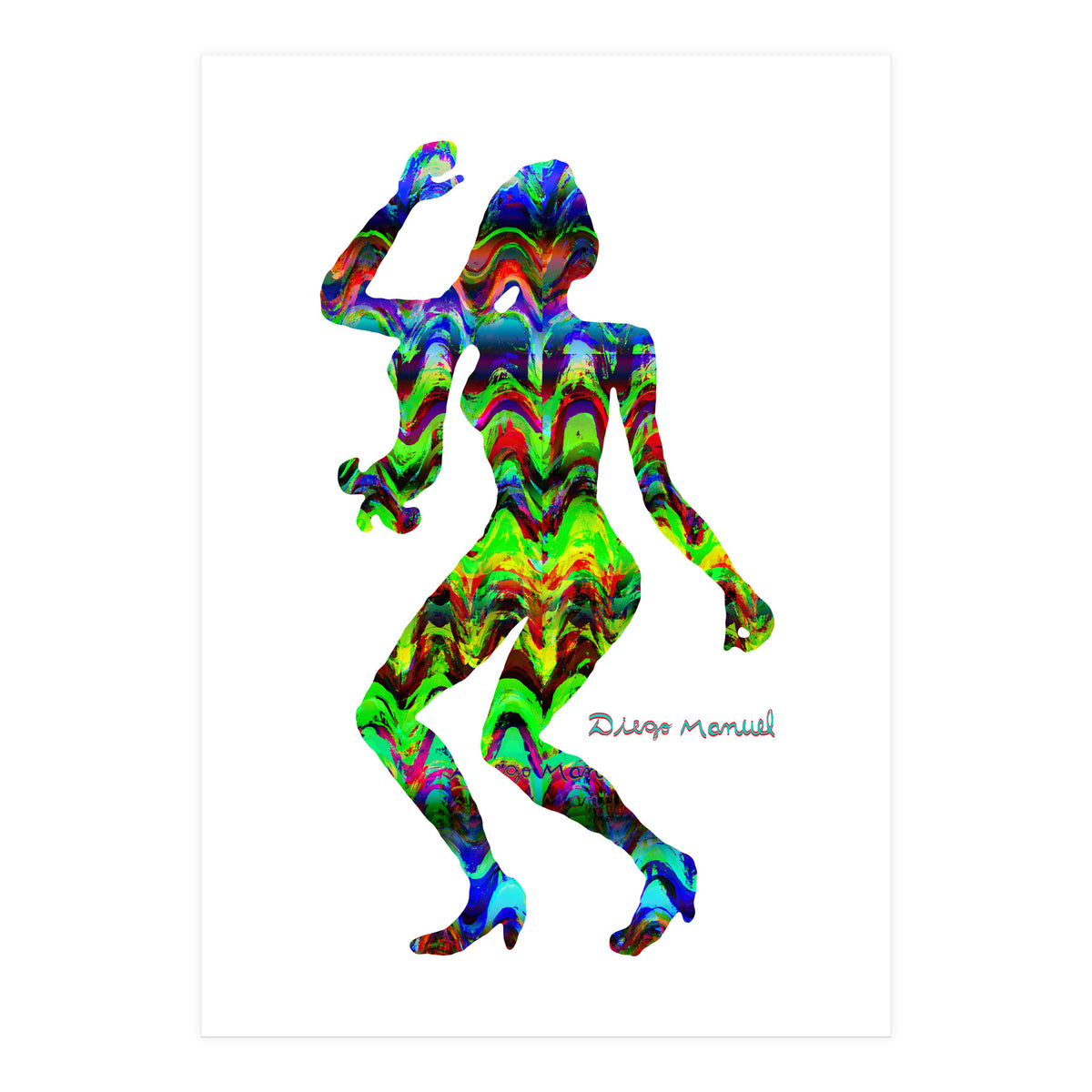 Dance Girl B 15  (Print Only)
