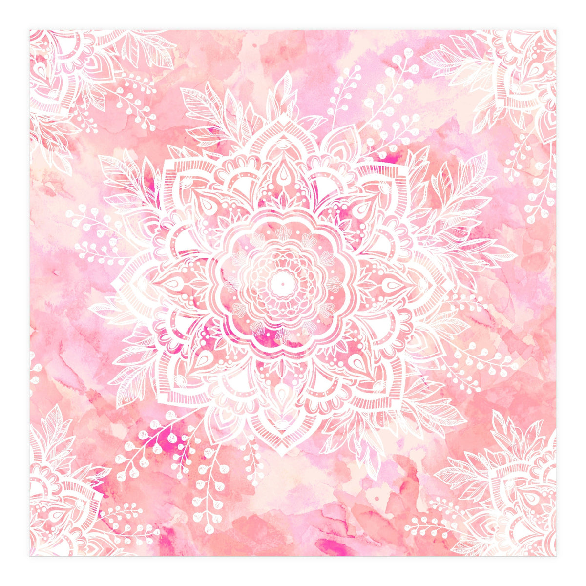 Queen Starring of Mandalas-Rose (Print Only)