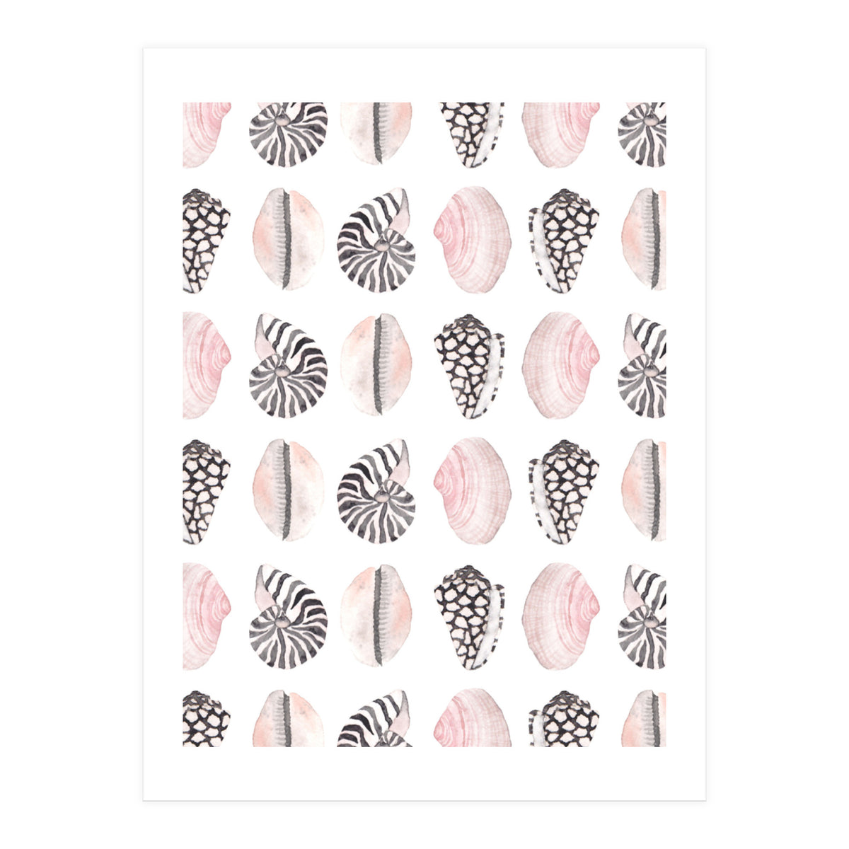 Seashell Pattern (Print Only)