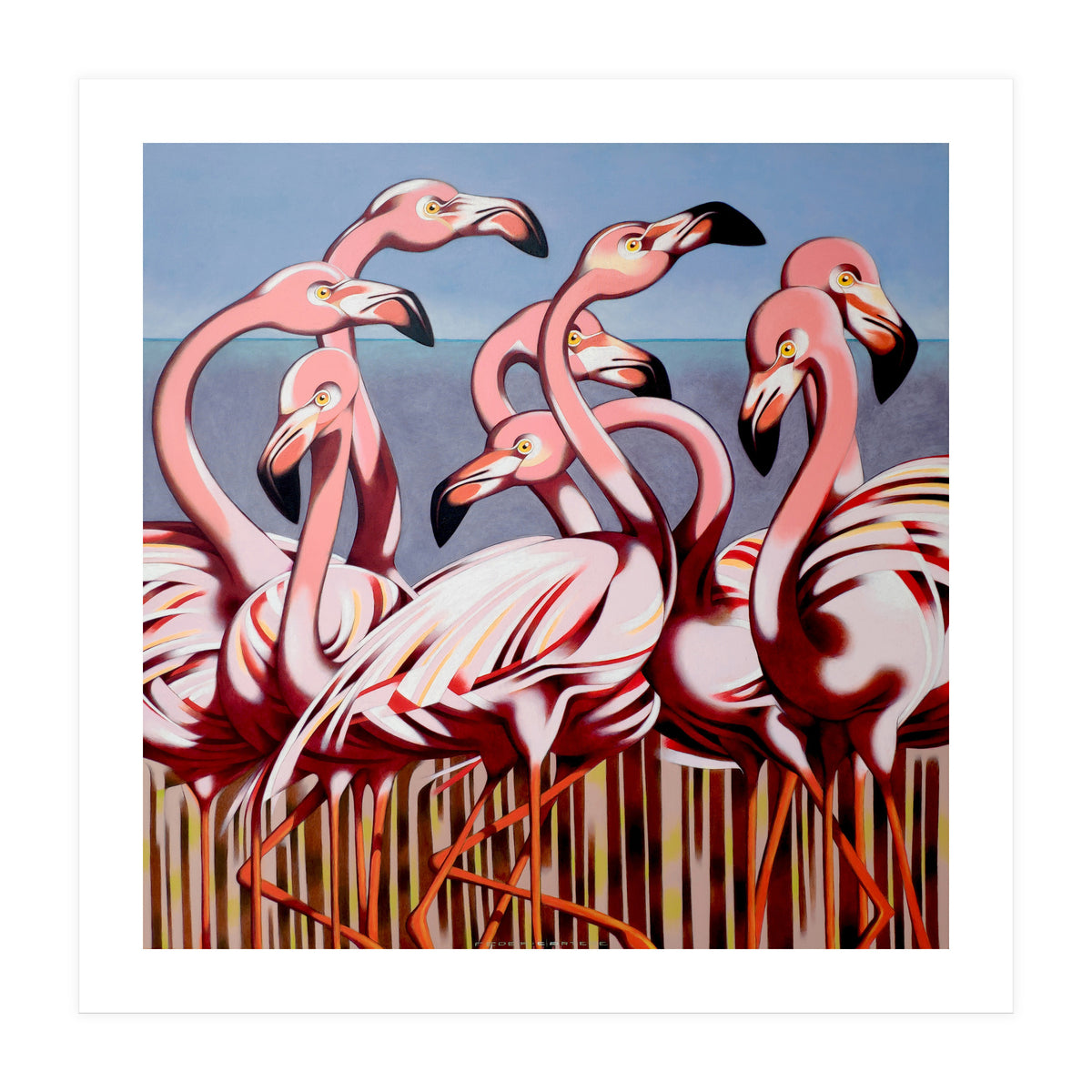 Flamingos (Print Only)