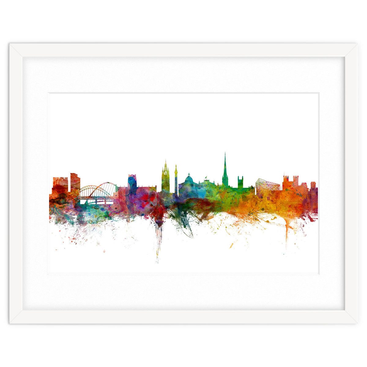 Newcastle England Skyline