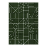 My Favorite Geometric Patterns No.6 - Deep Green (Print Only) thumbnail