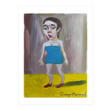 Light Blue Dress Girl (Print Only) thumbnail