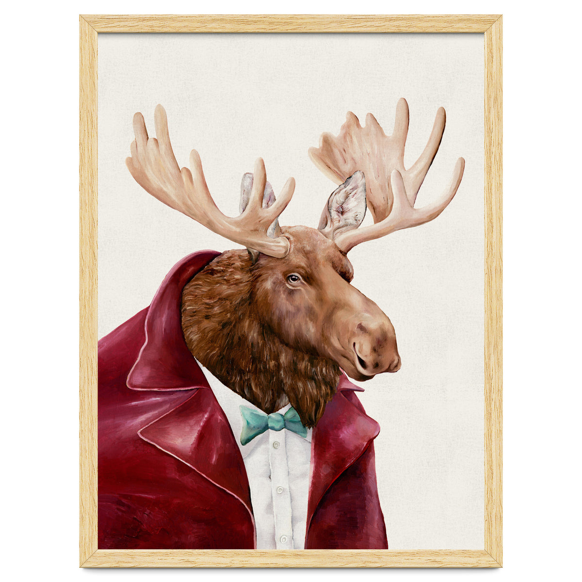 Moose In Maroon