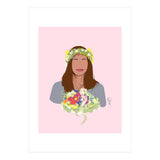 Girl In Wreath 1 (Print Only) thumbnail