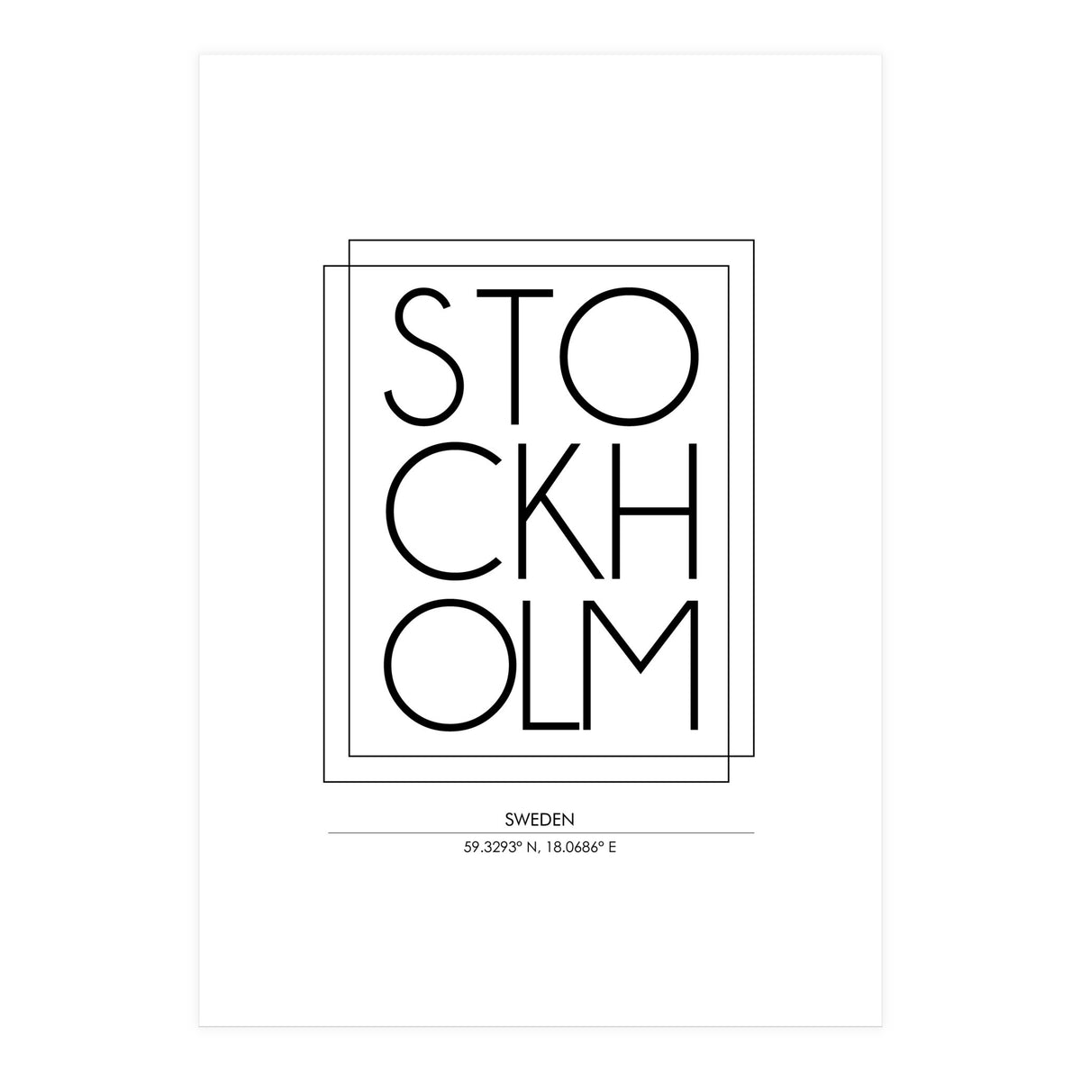 Stockholm (Print Only)
