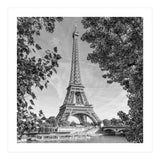PARIS Eiffel Tower & River Seine | Monochrome (Print Only) thumbnail