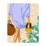 I followed my heart & it led me to the beach | Boho Ocean Sand Sea Beachy Fashion Summer (Print Only) thumbnail