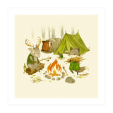 Camping In The Woods (Print Only) thumbnail