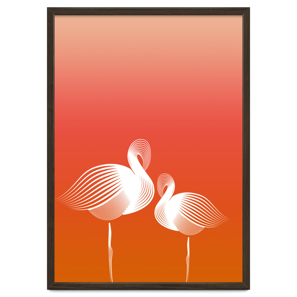 Meditating Flamingos