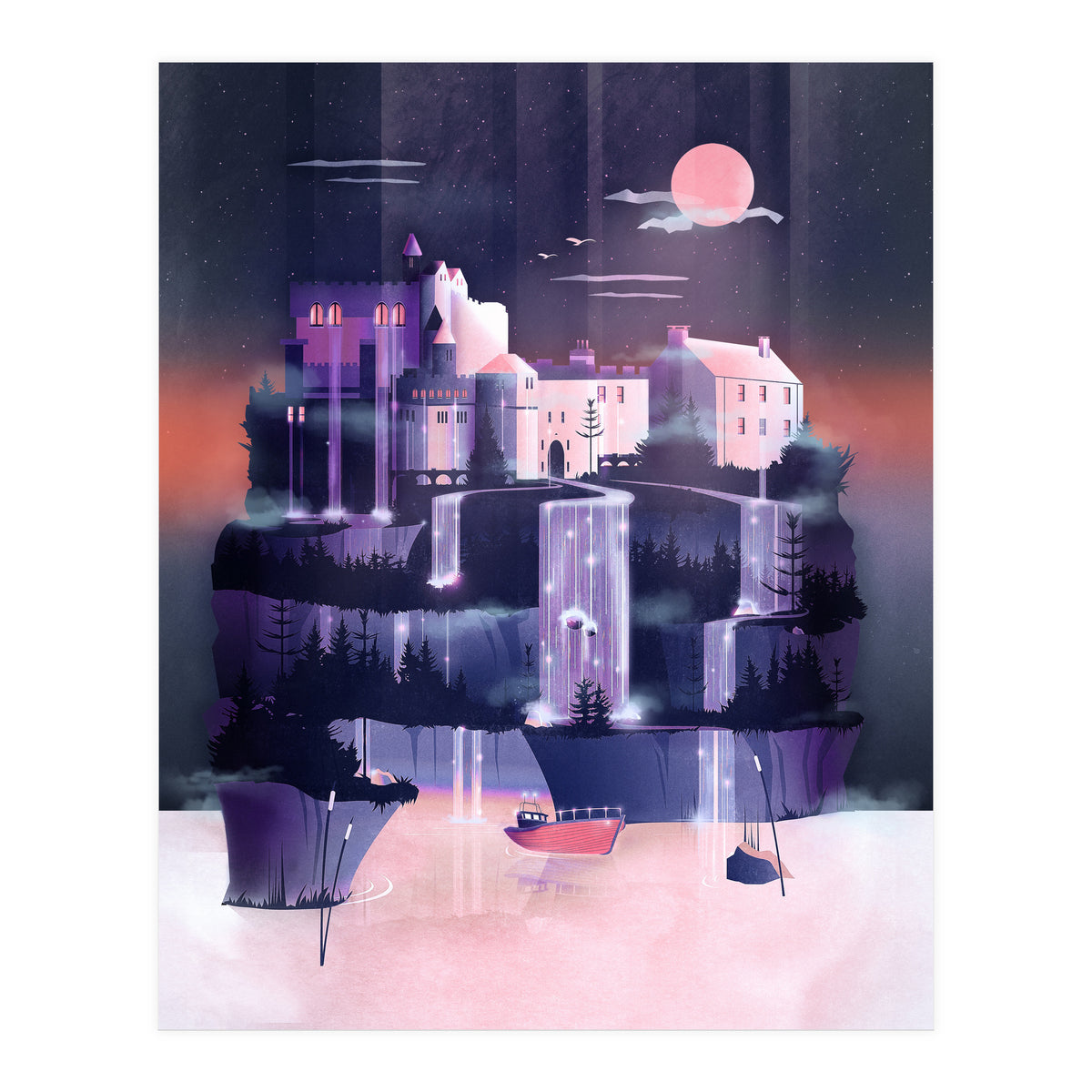 Waterfall Castle (Print Only)