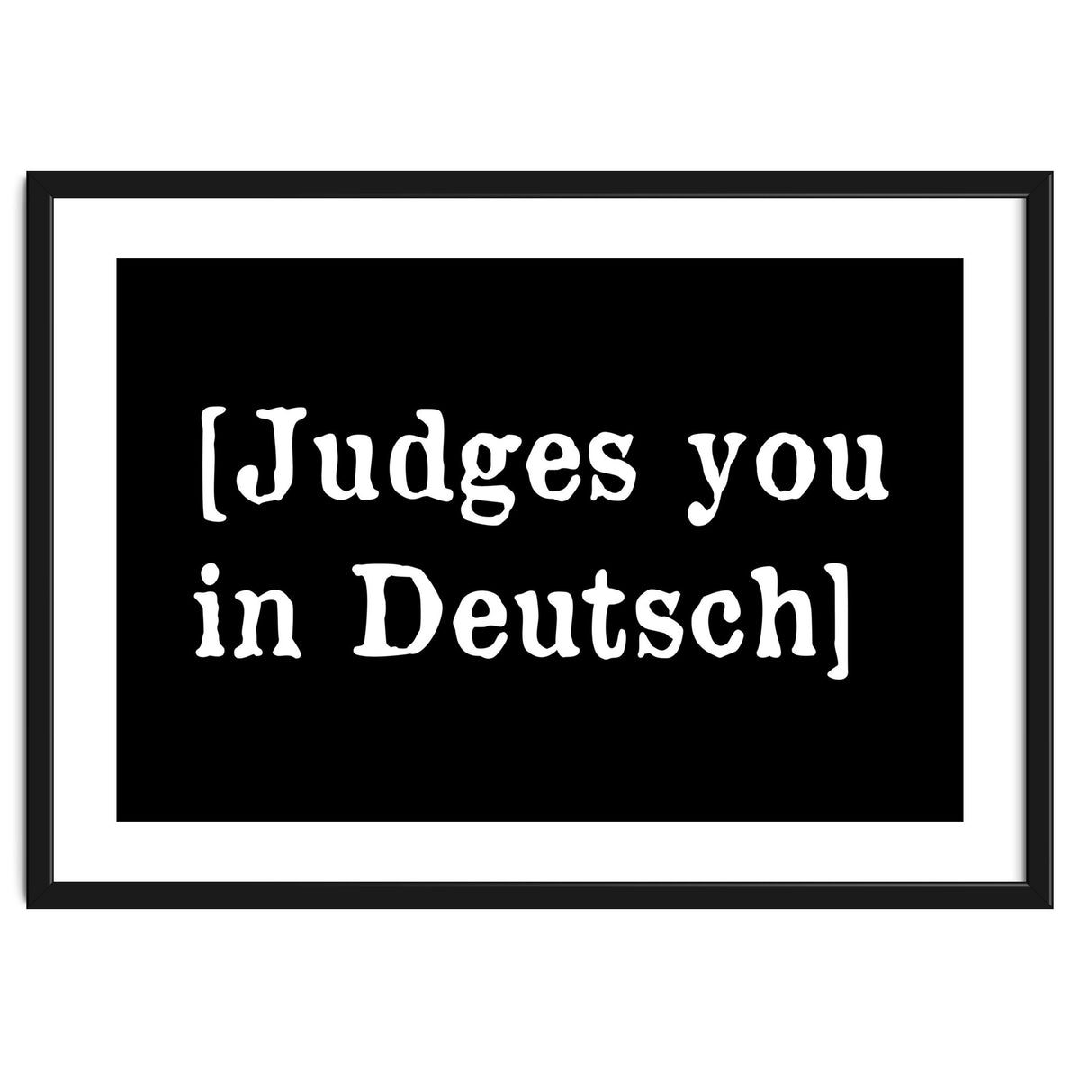 Judges You In Deutsch