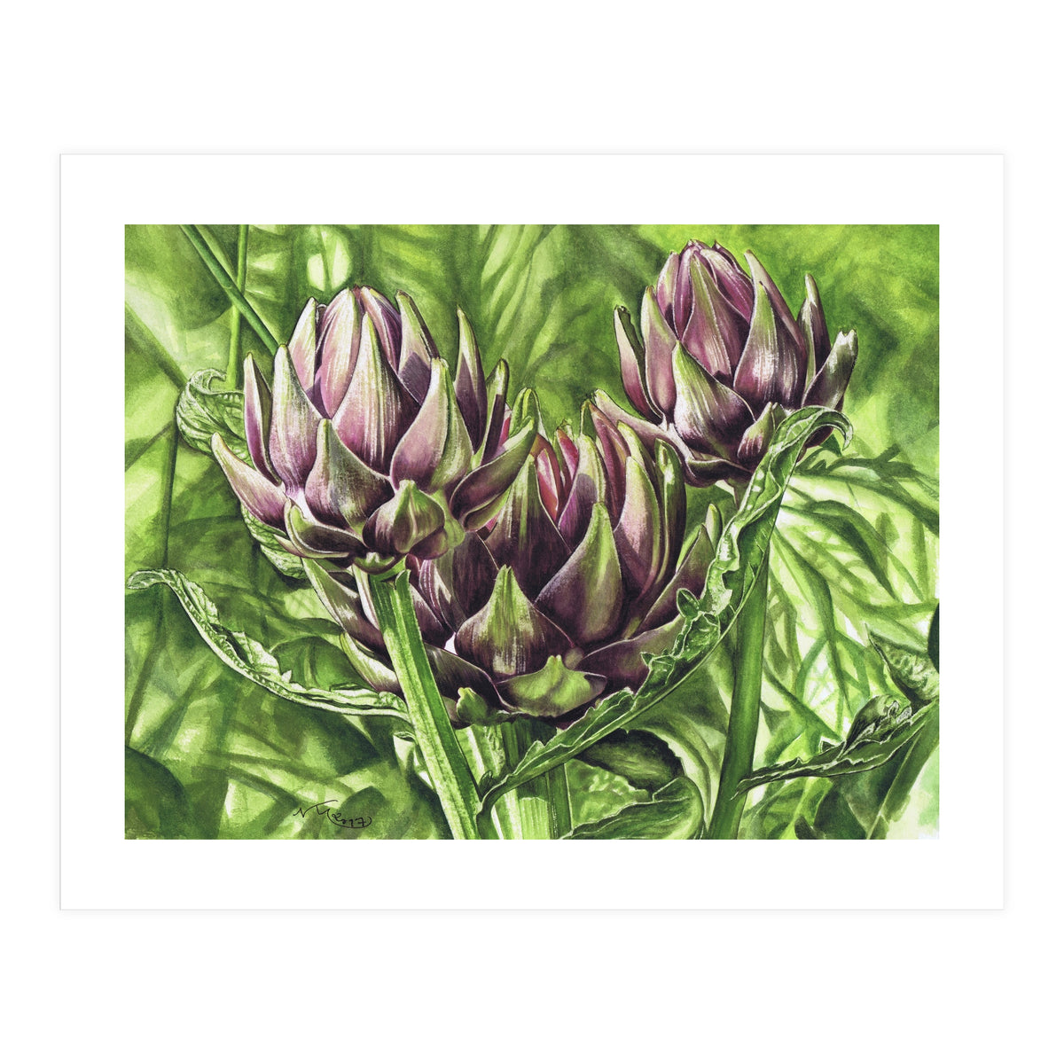 Artichoke Forest (Print Only)