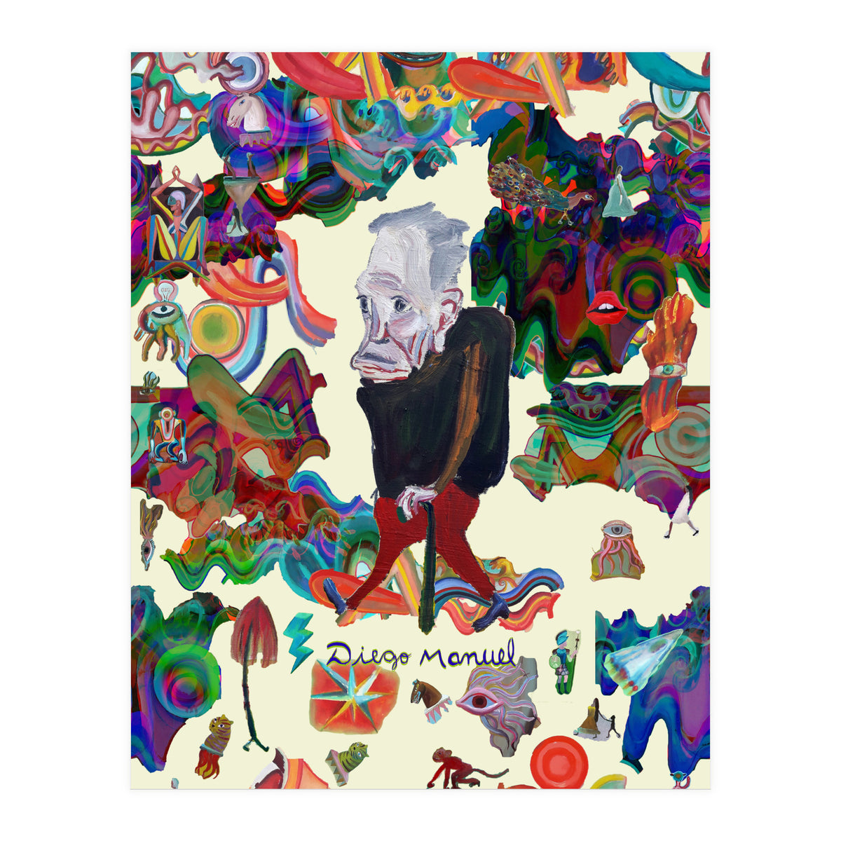 Graffitis 2021 Tapiz 56 B (Print Only)