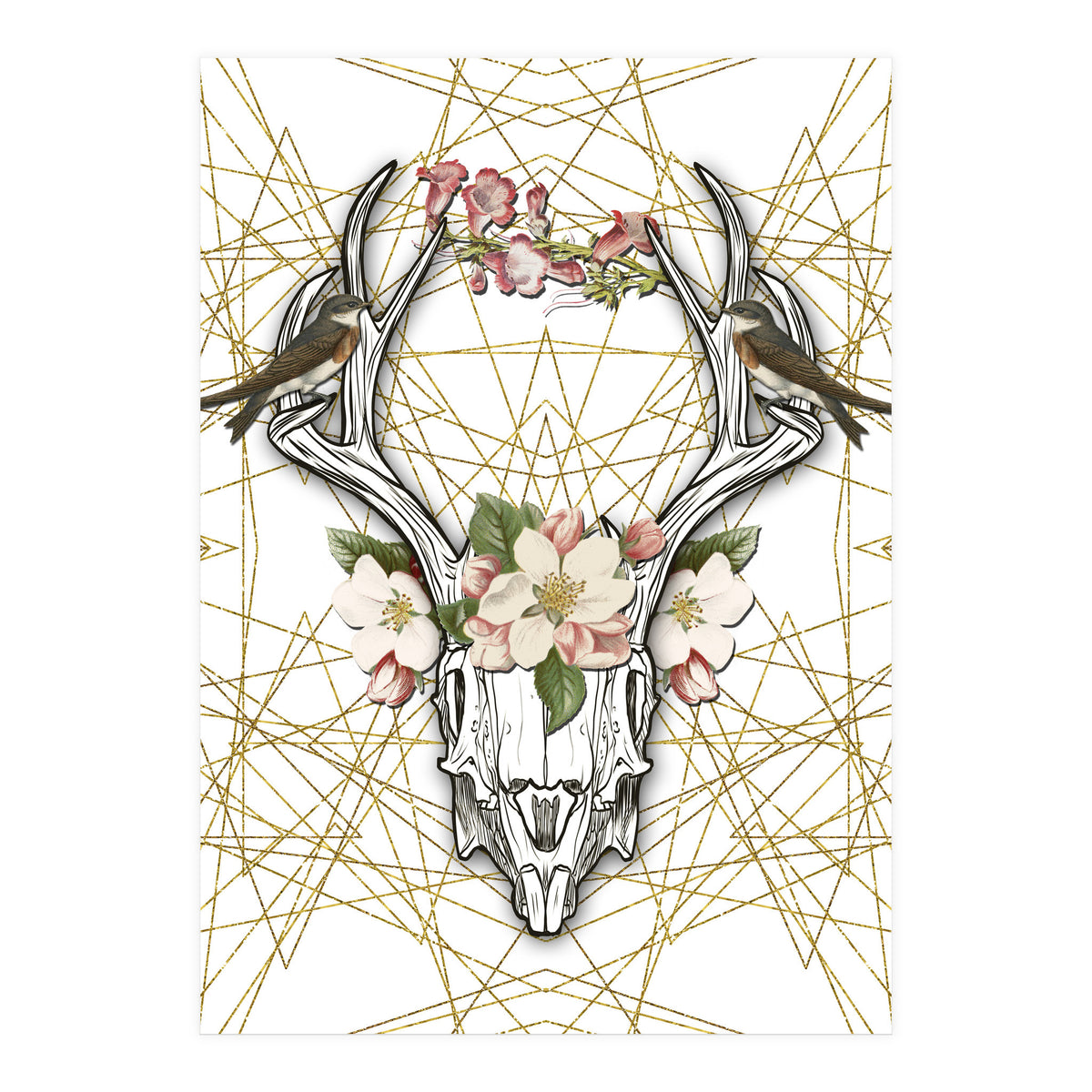 Boho Skull (Print Only)