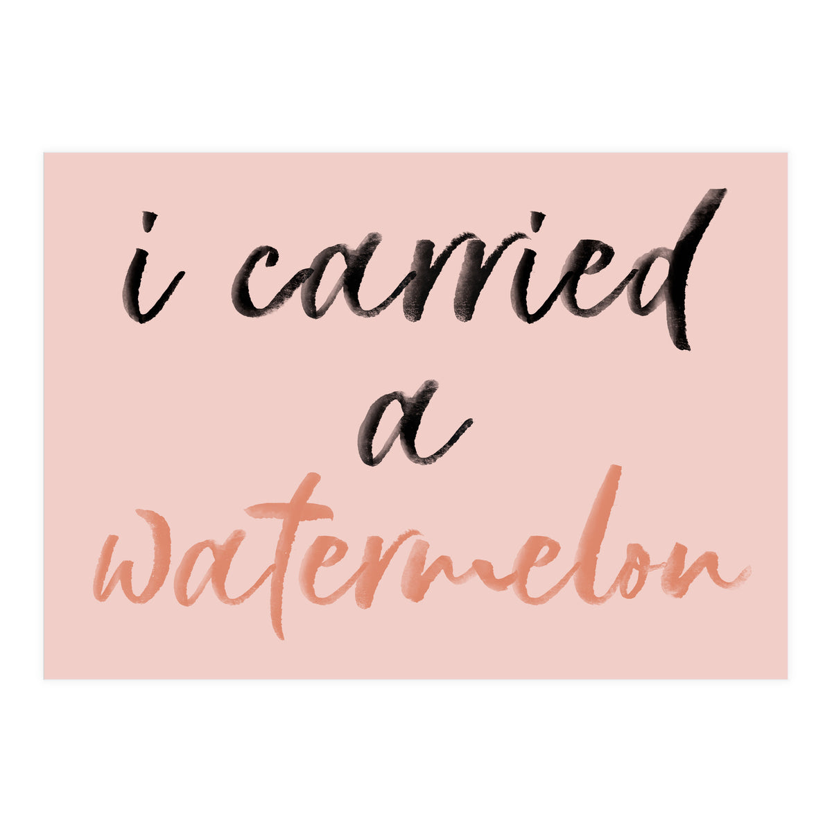 Carried  (Print Only)